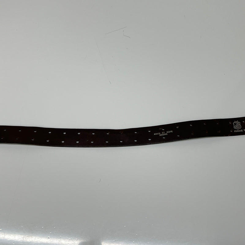 【現状渡し品】【メンズ】 ADAM ET ROPE HOMME アダムエロペ オム SILVER 925 BUCKLE LEATHER BELT シルバー925 バックル レザーベルト 服飾雑貨 アクセサリー 178-260808-kk-02-hon カラー：ブラウン 万代Net店