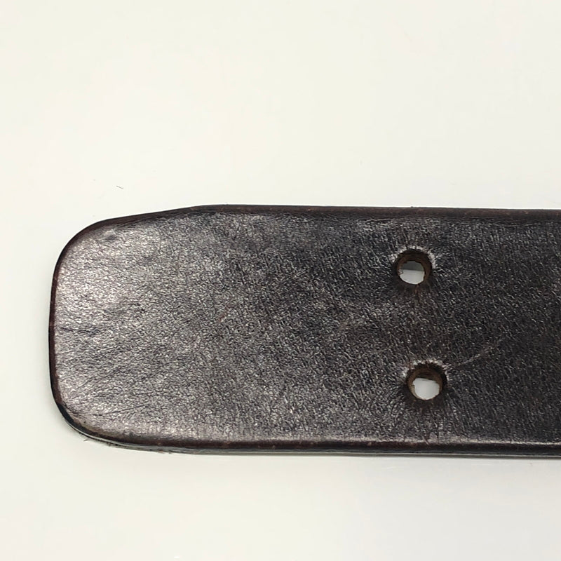 【現状渡し品】【メンズ】 ADAM ET ROPE HOMME アダムエロペ オム SILVER 925 BUCKLE LEATHER BELT シルバー925 バックル レザーベルト 服飾雑貨 アクセサリー 178-260808-kk-02-hon カラー：ブラウン 万代Net店