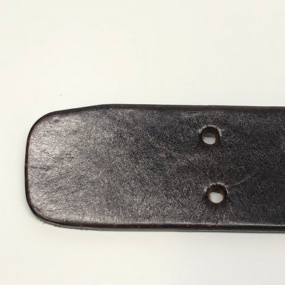 【現状渡し品】【メンズ】 ADAM ET ROPE HOMME アダムエロペ オム SILVER 925 BUCKLE LEATHER BELT シルバー925 バックル レザーベルト 服飾雑貨 アクセサリー 178-260808-kk-02-hon カラー：ブラウン 万代Net店