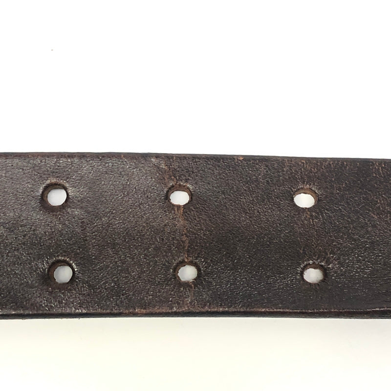 【現状渡し品】【メンズ】 ADAM ET ROPE HOMME アダムエロペ オム SILVER 925 BUCKLE LEATHER BELT シルバー925 バックル レザーベルト 服飾雑貨 アクセサリー 178-260808-kk-02-hon カラー：ブラウン 万代Net店