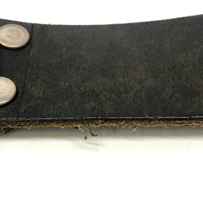 【中古品】【メンズ】 SILVERSMITHS COLLECTION シルバースミスコレクション HAND MADE BELT BUCKLE LEATHER BELT ハンドメイド ベルトバックル レザーベルト 服飾雑貨 アクセサリー 178-260808-kk-03-hon カラー：ブラック 万代Net店