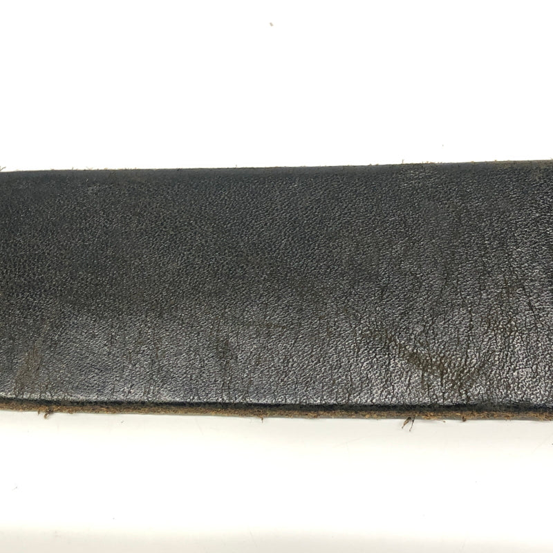 【中古品】【メンズ】 SILVERSMITHS COLLECTION シルバースミスコレクション HAND MADE BELT BUCKLE LEATHER BELT ハンドメイド ベルトバックル レザーベルト 服飾雑貨 アクセサリー 178-260808-kk-03-hon カラー：ブラック 万代Net店