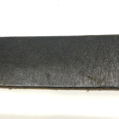 【中古品】【メンズ】 SILVERSMITHS COLLECTION シルバースミスコレクション HAND MADE BELT BUCKLE LEATHER BELT ハンドメイド ベルトバックル レザーベルト 服飾雑貨 アクセサリー 178-260808-kk-03-hon カラー：ブラック 万代Net店