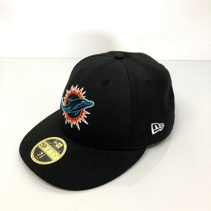 【中古品】【メンズ】 NEW ERA ニューエラ LOW PROFILE 59FIFTY MIAMI DOLPHINS CAP キャップ 帽子 178-260904-AS-10-hon サイズ：60.6cm 7 5/8 カラー：ブラック 万代Net店