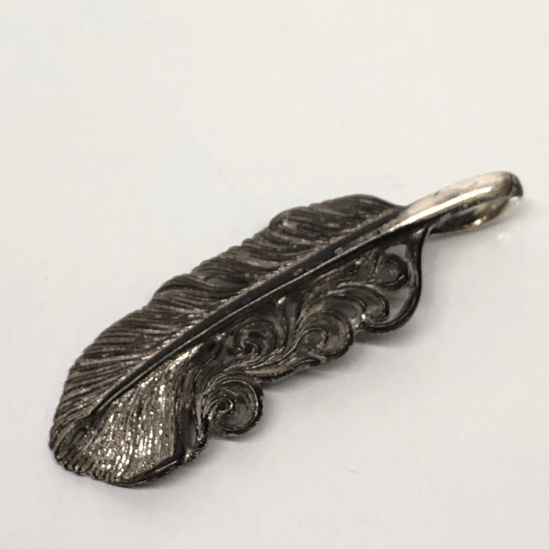 【中古品】【メンズ】 SAAD サード SILVER FEATHER PENDANT TOP シルバー フェザー ペンダントトップ アクセサリー 178-260904-AS-11-hon カラー：シルバー 万代Net店