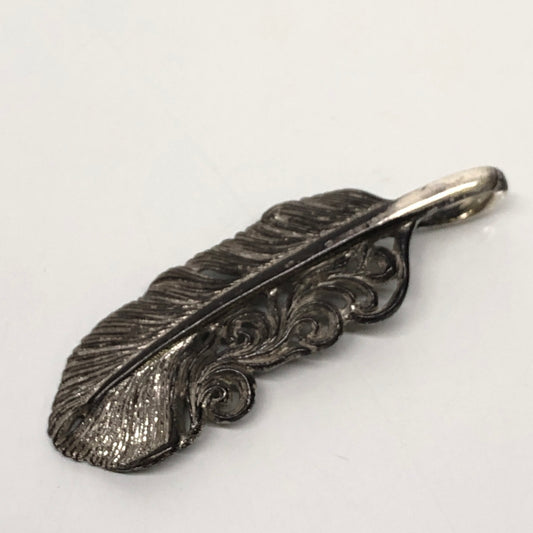 【中古品】【メンズ】 SAAD サード SILVER FEATHER PENDANT TOP シルバー フェザー ペンダントトップ アクセサリー 178-260904-AS-11-hon カラー：シルバー 万代Net店