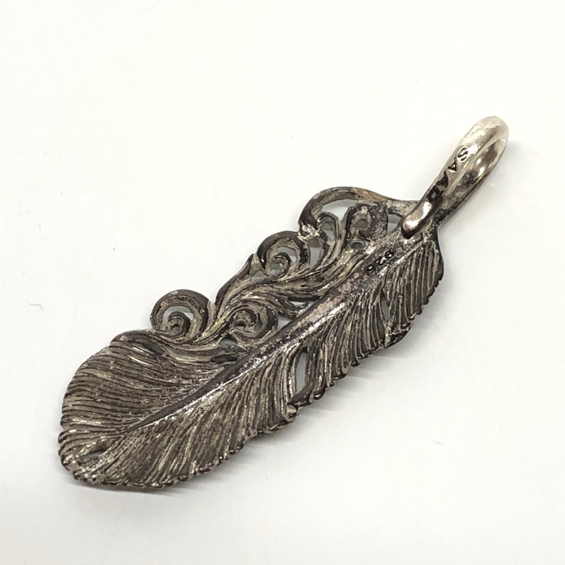【中古品】【メンズ】 SAAD サード SILVER FEATHER PENDANT TOP シルバー フェザー ペンダントトップ アクセサリー 178-260904-AS-11-hon カラー：シルバー 万代Net店