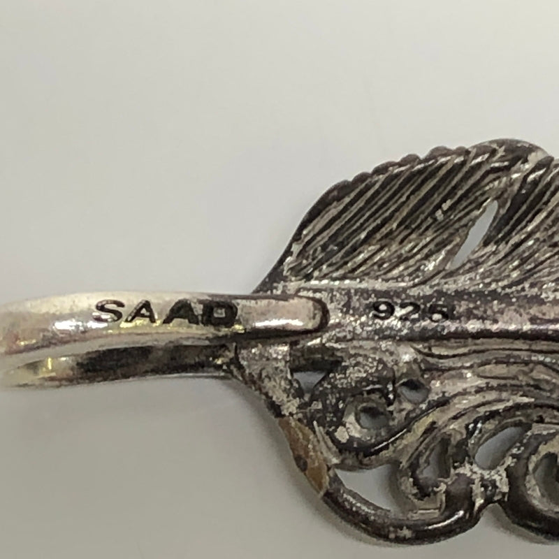 【中古品】【メンズ】 SAAD サード SILVER FEATHER PENDANT TOP シルバー フェザー ペンダントトップ アクセサリー 178-260904-AS-11-hon カラー：シルバー 万代Net店