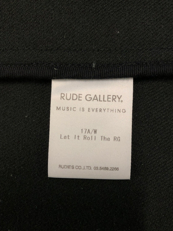 【中古品】【メンズ】 RUDE GALLERY ルードギャラリー 17AW SOUTIEN COLLAR COAT ステンカラーコート アウター 142-260904-AS-36-hon サイズ：3 カラー：ブラック 万代Net店