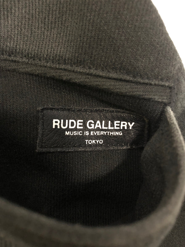 【中古品】【メンズ】 RUDE GALLERY ルードギャラリー 17AW SOUTIEN COLLAR COAT ステンカラーコート アウター 142-260904-AS-36-hon サイズ：3 カラー：ブラック 万代Net店