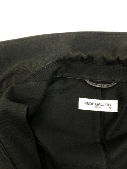 【中古品】【メンズ】 RUDE GALLERY ルードギャラリー 17AW SOUTIEN COLLAR COAT ステンカラーコート アウター 142-260904-AS-36-hon サイズ：3 カラー：ブラック 万代Net店