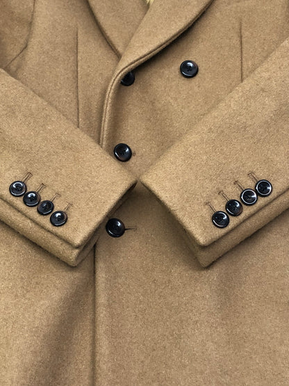 【中古品】【メンズ】 RUDE GALLERY ルードギャラリー 17AW DOUBLE－BREASTED CHESTERFIELD COAT チェスターフィールドコート アウター 142-260904-AS-35-hon サイズ：3 カラー：ベージュ系 万代Net店