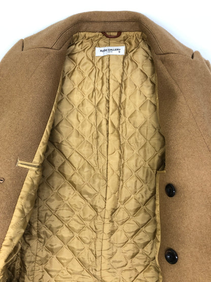 【中古品】【メンズ】 RUDE GALLERY ルードギャラリー 17AW DOUBLE－BREASTED CHESTERFIELD COAT チェスターフィールドコート アウター 142-260904-AS-35-hon サイズ：3 カラー：ベージュ系 万代Net店