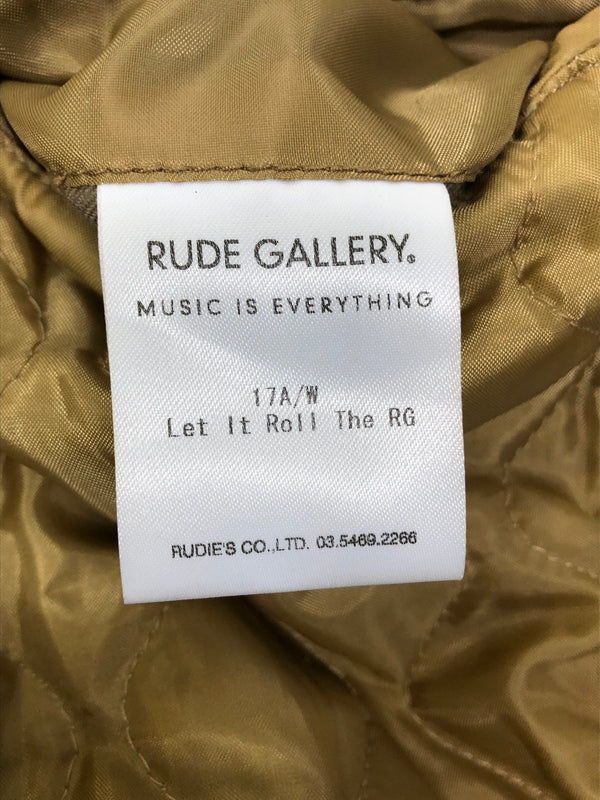【中古品】【メンズ】 RUDE GALLERY ルードギャラリー 17AW DOUBLE－BREASTED CHESTERFIELD COAT チェスターフィールドコート アウター 142-260904-AS-35-hon サイズ：3 カラー：ベージュ系 万代Net店