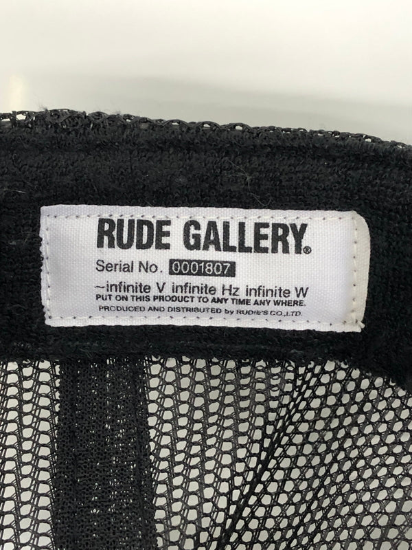 【中古品】【メンズ】 RUDE GALLERY ルードギャラリー LEATHER MAD MESH CAP メッシュキャップ 帽子 185-260904-AS-22-hon カラー：ブラック 万代Net店