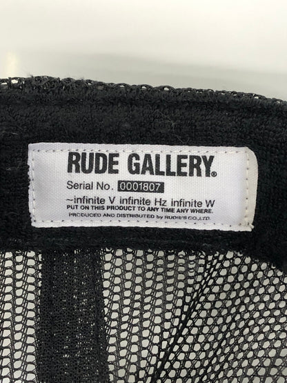 【中古品】【メンズ】 RUDE GALLERY ルードギャラリー LEATHER MAD MESH CAP メッシュキャップ 帽子 185-260904-AS-22-hon カラー：ブラック 万代Net店
