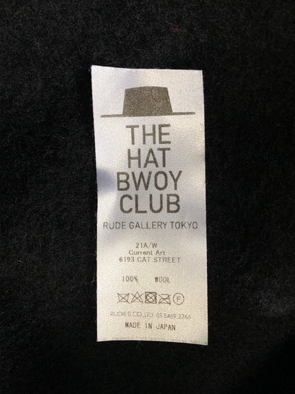 【中古品】【メンズ】 RUDE GALLERY ルードギャラリー × よこい帽子 21AW WOOL HAT ウールハット 帽子 185-260904-AS-24-hon カラー：ブラック 万代Net店
