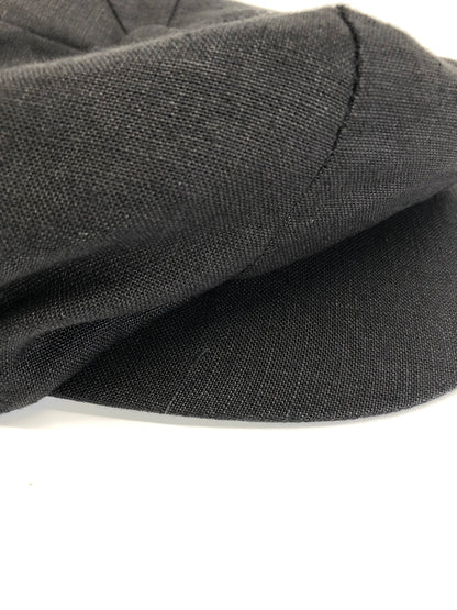 【中古品】【メンズ】 NEWYORK HAT ニューヨークハット リネンキャスケット 帽子 185-260904-AS-23-hon サイズ：ONE SIZE カラー：ブラック 万代Net店