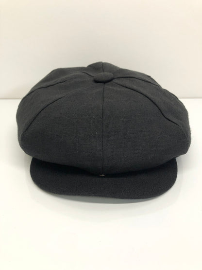 【中古品】【メンズ】 NEWYORK HAT ニューヨークハット リネンキャスケット 帽子 185-260904-AS-23-hon サイズ：ONE SIZE カラー：ブラック 万代Net店