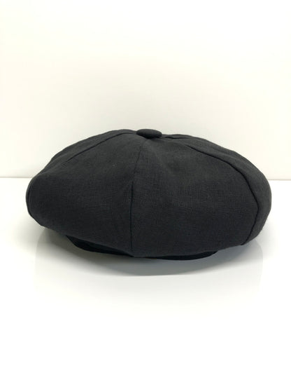 【中古品】【メンズ】 NEWYORK HAT ニューヨークハット リネンキャスケット 帽子 185-260904-AS-23-hon サイズ：ONE SIZE カラー：ブラック 万代Net店