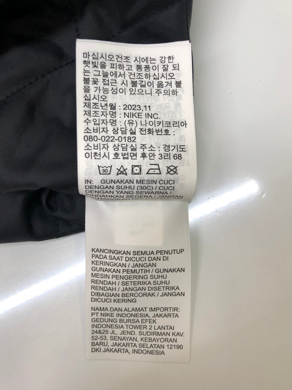 【中古美品】【メンズ】 Supreme シュプリーム × NIKE ナイキ 24SS FQ0340-010 RIPSTOP PULLOVER JACKET プルオーバージャケット アウター 149-260823-AS-20-hon サイズ：L カラー：ブラック 万代Net店