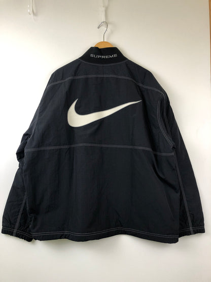 【中古美品】【メンズ】 Supreme シュプリーム × NIKE ナイキ 24SS FQ0340-010 RIPSTOP PULLOVER JACKET プルオーバージャケット アウター 149-260823-AS-20-hon サイズ：L カラー：ブラック 万代Net店