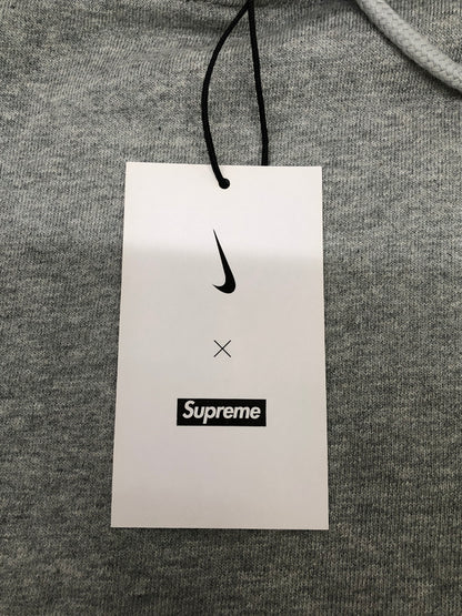 【中古美品】【メンズ】 Supreme シュプリーム × NIKE ナイキ 24SS FQ0759-063 HOODED SWEATSHIRT プルオーバーパーカー 149-260823-AS-22-hon サイズ：L カラー：グレー 万代Net店