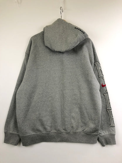 【中古美品】【メンズ】 Supreme シュプリーム × NIKE ナイキ 24SS FQ0759-063 HOODED SWEATSHIRT プルオーバーパーカー 149-260823-AS-22-hon サイズ：L カラー：グレー 万代Net店