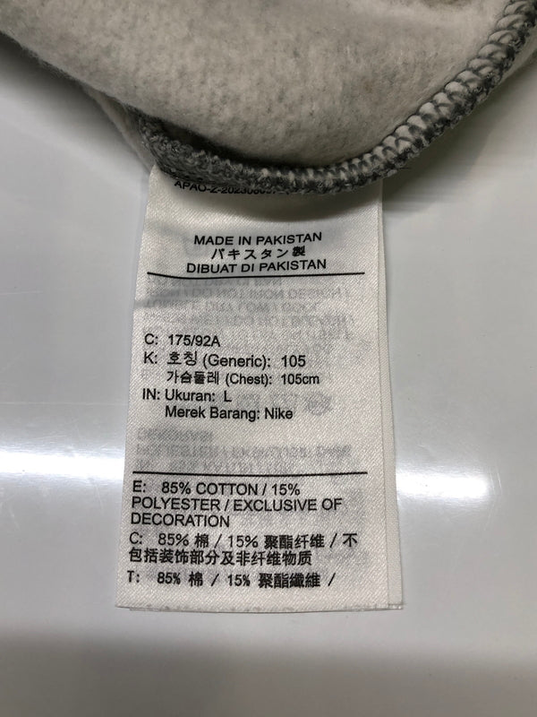 【中古美品】【メンズ】 Supreme シュプリーム × NIKE ナイキ 24SS FQ0759-063 HOODED SWEATSHIRT プルオーバーパーカー 149-260823-AS-22-hon サイズ：L カラー：グレー 万代Net店