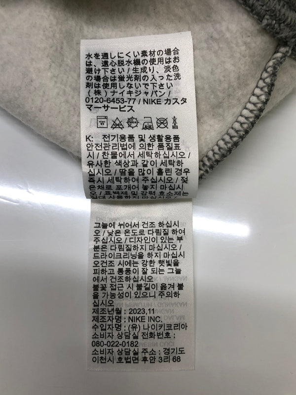 【中古美品】【メンズ】 Supreme シュプリーム × NIKE ナイキ 24SS FQ0759-063 HOODED SWEATSHIRT プルオーバーパーカー 149-260823-AS-22-hon サイズ：L カラー：グレー 万代Net店