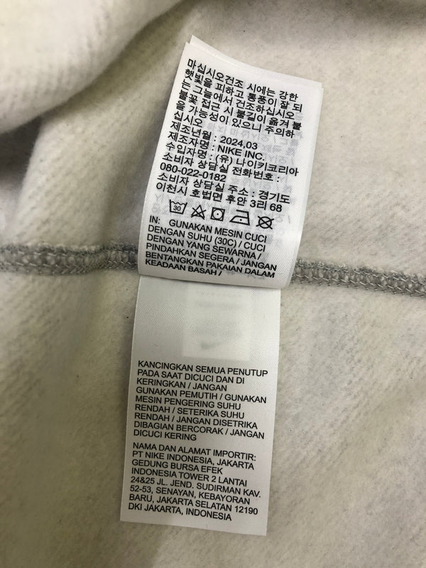 【中古美品】【メンズ】 STUSSY ステューシー × NIKE ナイキ 23AW FJ9181-050 FLEECE ZIP HOODIE フリース フルジップパーカー 142-260823-AS-19-hon サイズ：L カラー：グレー 万代Net店