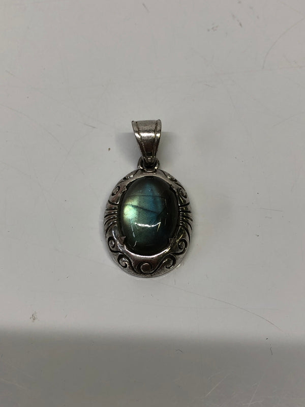 【中古品】 SAAD サード LABRADORITE ARABESQUE PENDANT TOP ラブラドライト アラベスク ペンダントトップ 178-260910-YS-07-hon カラー：グリーン系 万代Net店