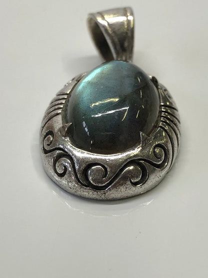 【中古品】 SAAD サード LABRADORITE ARABESQUE PENDANT TOP ラブラドライト アラベスク ペンダントトップ 178-260910-YS-07-hon カラー：グリーン系 万代Net店