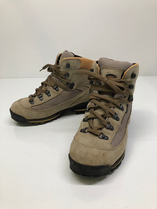 【中古品】【メンズ】 AKU アク AIR8000 GORE-TEX 0206 エアー8000 ゴアテックス トレッキングシューズ スニーカー 靴 178-260910-YS-03-hon サイズ：24 カラー：ベージュ 万代Net店