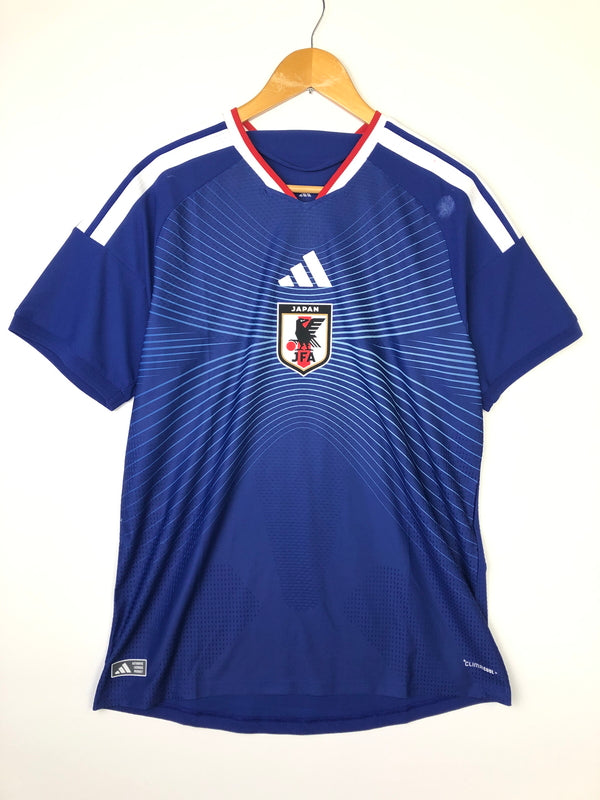 【中古品】【メンズ】 adidas アディダス サッカー日本代表 2026 ホーム オーセンティック ユニフォーム ショートスリーブ 半袖Tシャツ 178-260904-AS-34-hon サイズ：2XL カラー：ブルー 万代Net店