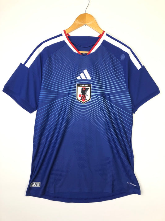 【中古品】【メンズ】 adidas アディダス サッカー日本代表 2026 ホーム オーセンティック ユニフォーム ショートスリーブ 半袖Tシャツ 178-260904-AS-34-hon サイズ：2XL カラー：ブルー 万代Net店