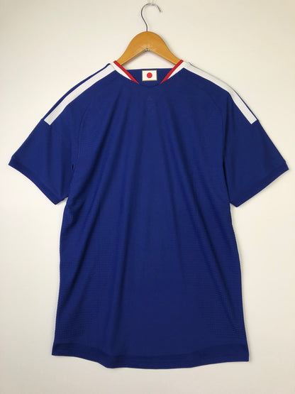 【中古品】【メンズ】 adidas アディダス サッカー日本代表 2026 ホーム オーセンティック ユニフォーム ショートスリーブ 半袖Tシャツ 178-260904-AS-34-hon サイズ：2XL カラー：ブルー 万代Net店