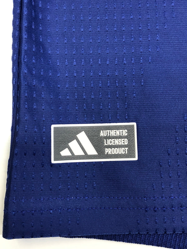 【中古品】【メンズ】 adidas アディダス サッカー日本代表 2026 ホーム オーセンティック ユニフォーム ショートスリーブ 半袖Tシャツ 178-260904-AS-34-hon サイズ：2XL カラー：ブルー 万代Net店