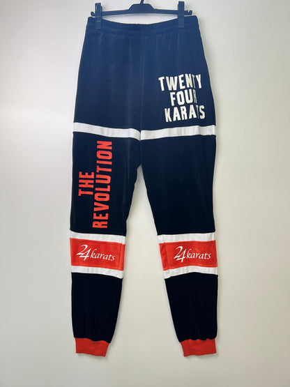 【中古品】【メンズ】 24KARATS トゥエンティフォーカラッツ EXILE TRIBE2014 VELOUR SETUP エグザイルトライブ2014 ベロアセットアップ トップス パンツ 178-260917-YS-02-hon サイズ：L カラー：オレンジ/ブラック 万代Net店