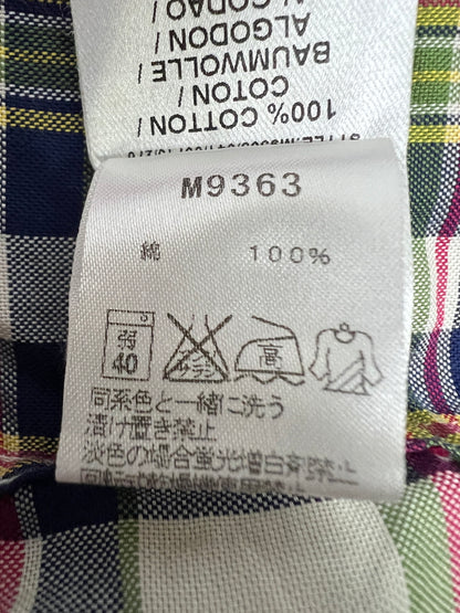 【中古品】【メンズ】 FRED PERRY フレッドペリー M9363 641 00715 276 SS CHECK B.D SHIRT チェックシャツ 半袖 ショートスリーブ 141-261003-AS-21-hon サイズ：S カラー：マルチカラー 万代Net店