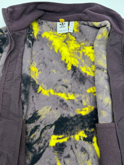 【中古品】【メンズ】 adidas アディダス GD5584 ADVENTURE AOP FULL ZIP JKT アドベンチャー フルジップ ジャケット フリース アウター 148-261003-AS-19-hon サイズ：M カラー：パープル/イエロー 万代Net店