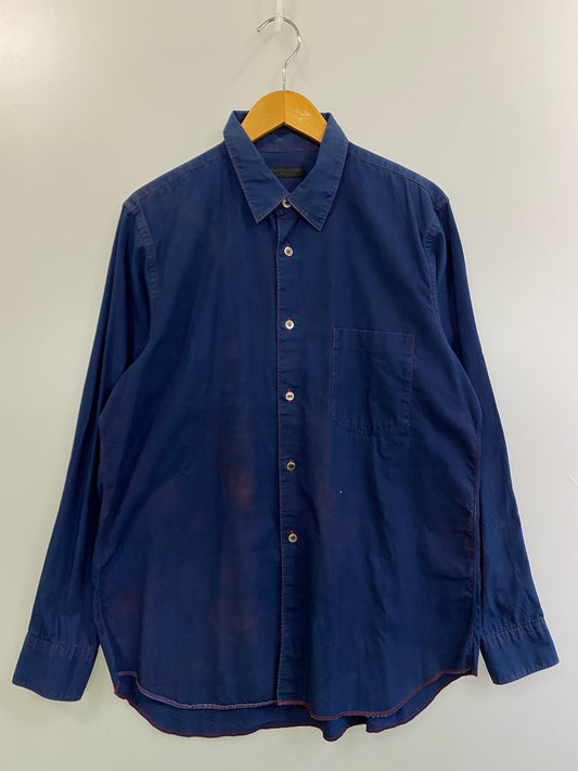 【現状渡し品】【メンズ】 COMME des GARCONS HOMME PLUS コムデギャルソンオムプリュス L/S SHIRT PK-B040 AD2003 ロングスリーブシャツ 長袖シャツ トップス 140-251022-yn-16-min サイズ：表記なし下記参照 カラー：ネイビー 万代Net店