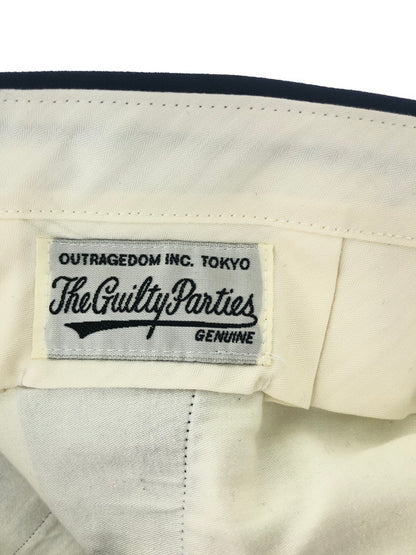【中古品】WACKO MARIA ワコマリア TIGHT FIT WOOL TROUSERS GP-101-BLANKLINE RIVER GUILTY PARTIES タイトフィット ウールトラウザーズ ボトムス スラックス パンツ 153-251222-SY-05-iwa サイズ：XL カラー：ネイビー 万代Net店