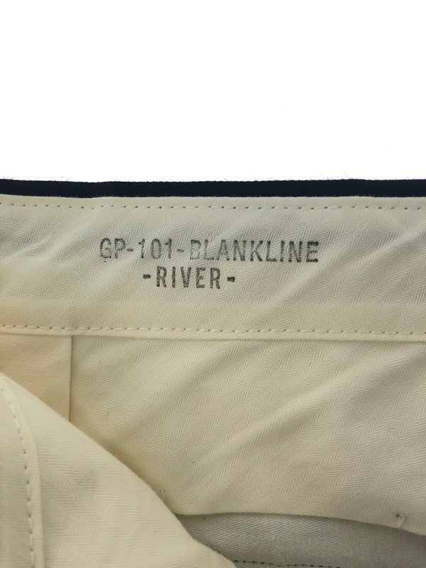 【中古品】WACKO MARIA ワコマリア TIGHT FIT WOOL TROUSERS GP-101-BLANKLINE RIVER GUILTY PARTIES タイトフィット ウールトラウザーズ ボトムス スラックス パンツ 153-251222-SY-05-iwa サイズ：XL カラー：ネイビー 万代Net店