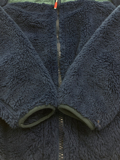 【中古品】【レディース】 CHUMS CH14-1245 ELMO FREECE FULL ZIP PARKA エルモ フリース フルジップパーカー トップス フーディー 169-251021-kk-02-min サイズ：M カラー：ネイビー 万代Net店