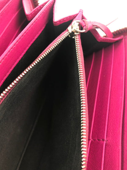 【中古品】【レディース】 BALENCIAGA バレンシアガ ペーパーコンチネンタル ジップアラウンドウォレット 381226 長財布 ラウンドファスナー 181-251216-SY-08-iwa カラー：ピンク 万代Net店