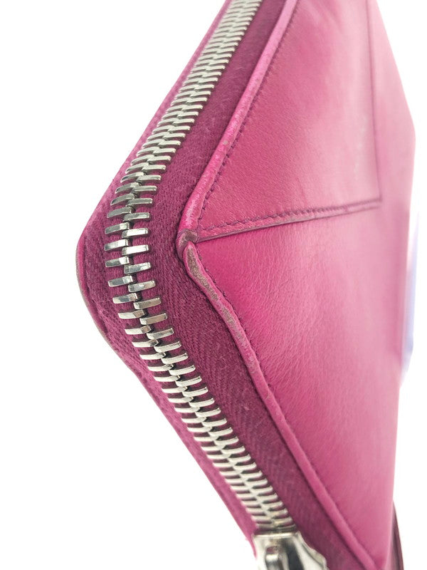 【中古品】【レディース】 BALENCIAGA バレンシアガ ペーパーコンチネンタル ジップアラウンドウォレット 381226 長財布 ラウンドファスナー 181-251216-SY-08-iwa カラー：ピンク 万代Net店