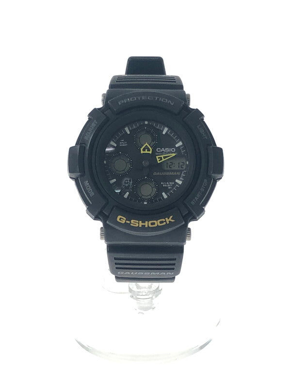 【中古品】【メンズ】 CASIO カシオ  G-SHOCK ジーショック GAUSSMAN PROFESSIONAL AW-571BM-1T ガウスマン プロフェッショナル クォーツ 腕時計 196-250206-OR-01-iwa カラー：ブラック 万代Net店