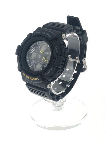 【中古品】【メンズ】 CASIO カシオ  G-SHOCK ジーショック GAUSSMAN PROFESSIONAL AW-571BM-1T ガウスマン プロフェッショナル クォーツ 腕時計 196-250206-OR-01-iwa カラー：ブラック 万代Net店