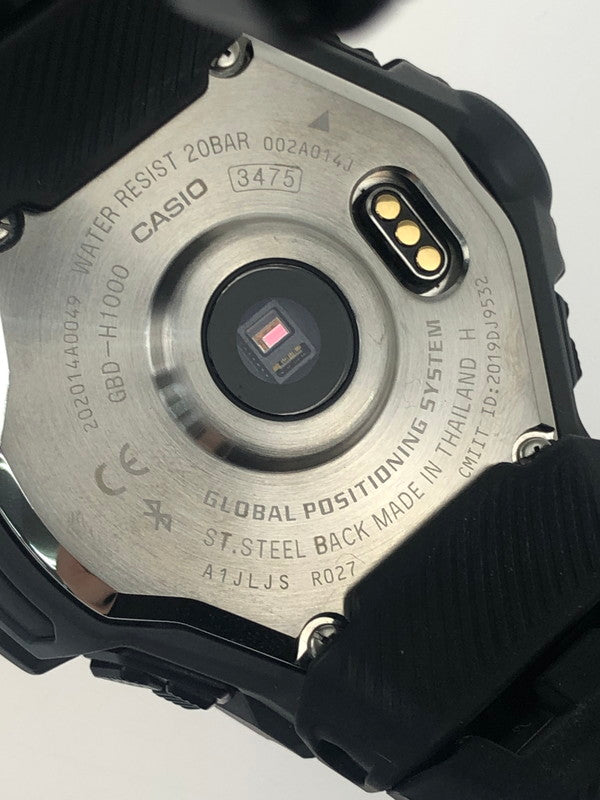 【中古品】【メンズ】 G-SHOCK ジーショック G-SQUAD GBD-H1000 SERIES GBD-H1000-1JR ソーラー充電 腕時計 196-251222-SY-04-iwa カラー：ブラック 万代Net店